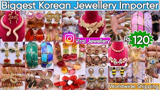 Latest Trendy amp Unique Fashion Jewellery Collection 2024  Premium Exclusive Korean amp Western Jewels [upl. by Spatola]