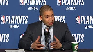 Tyronn Lue Postgame Interview  Game 3  Raptors vs Cavaliers  May 5 2018  2018 NBA Playoffs [upl. by Roselane621]