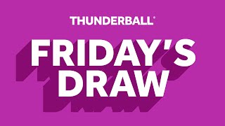 The National Lottery Thunderball draw results from Friday 14 June 2024 [upl. by Satsok]