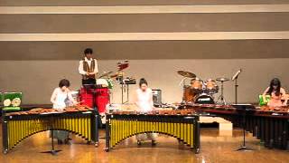 Trépak The Nutcracker  Tchaikovsky for Marimba Trio [upl. by Claudetta]