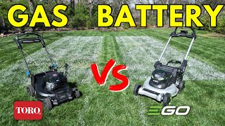 Gas vs Electric Lawn Mower Let’s settle this [upl. by Lebar]