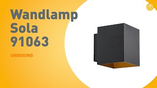 Wandlamp Sola 91063  UNBOXING [upl. by Gerald]