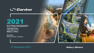 Cardno Extraordinary General Meeting 2021 [upl. by Edie938]