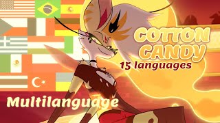 Cotton Candy in 15 Languages  Helluva Boss Multilanguage [upl. by Edgardo]