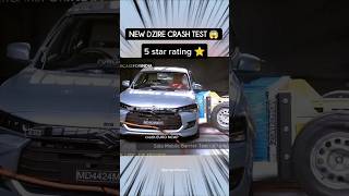 New swift desire crash test⭐swift trending viralvideo shorts [upl. by Ellita]