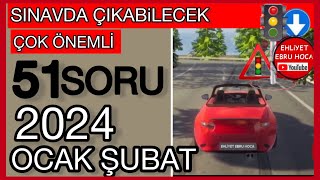 BU SORUYU İLK SİZ GÖRÜN 2024 OCAK EHLİYET SINAVI 2024 OCAK ŞUBAT EHLİYET SORULARI ehliyetsınavı [upl. by Lowndes440]