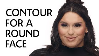 How to Contour for a Round Face Shape  Sephora [upl. by Pages]