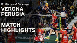 Rana Verona vs Sir Susa Vim Perugia  VBW  SuperLega  Match Highlights [upl. by Lenod68]