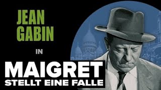 Maigret stellt eine Falle 1958  Ganzer Film [upl. by Areemas217]