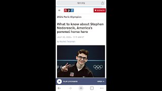 quotPommel Horse Guyquot Stephen Nedoroscik  Penn State Mens Gymnastics  2024 Olympics [upl. by Ybrek]