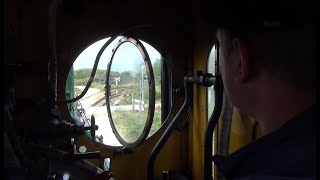 Footplate ride on a narrow gauge Dutch steam tram [upl. by Cosetta573]