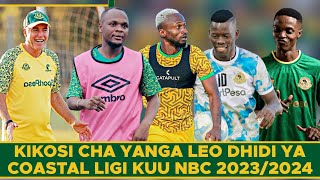 Kikosi Cha Yanga Kinachoanza Leo Dhidi Ya Coastal Union Mechi Ya Ligi Kuu NBC 20232024 [upl. by Aerdnna]