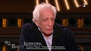 Edwy Plenel est un homme qui tremble  Gérard Darmond interpelle Edwy Plenel dans OEED [upl. by Ecnedac]