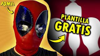 COMO HACER LA MASCARA de DEADPOOL  Deadpool amp Wolverine [upl. by Yelnikcm]