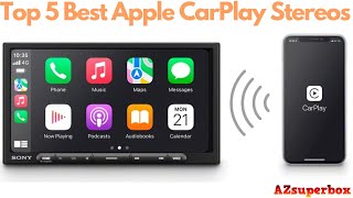 Top 5 Best Apple CarPlay Stereo Head Units For Cars 2023 [upl. by Meeka276]