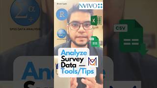 Analyse SURVEY Data  PhD  Ritvik Saini phdlife spss nvivo rstudio excelanalysis reseaexh [upl. by Nisbet]