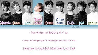 EXO  Sing For You Korean ver Color Coded HanRomEng Lyrics  by Yankat [upl. by Etyam347]