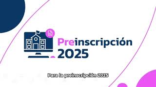 Preinscripción 2025 [upl. by Alegnasor]