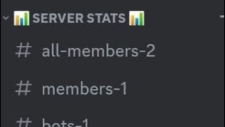 КАК СДЕЛАТЬ СТАТИСТИКУ СЕРВЕРАВ 2023 ЧЕРЕЗ server stats bot [upl. by Emmanuel]