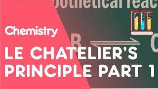 Le Chateliers Principle Part 1  Reactions  Chemistry  FuseSchool [upl. by Mahon629]