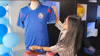 Inilah Penampakan Detail Jersey Terbaru Tim Arema FC 20242025 [upl. by Annaeiluj303]