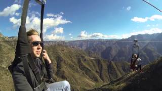 Barrancas del cobre zipline in Copper canyon [upl. by Zendah823]