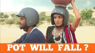 Pots will fall   Bajaj Platina Comfortec Ad  Bajaj Platina New TV Ad  Pots will Fall or Not [upl. by Asetal]