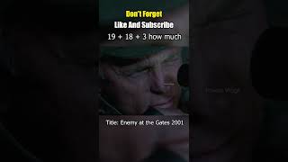 ⚡Both are better than one another  Enemy at the Gates 2001 Movie⚡shorts trending movie facts [upl. by Azila283]