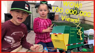 Wow 100 Million Views of Garbage Truck Videos [upl. by Axe]