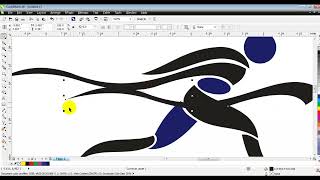 How To Create Olympics Game Logo Design Using Coreldraw 2024 [upl. by Ahsikad764]