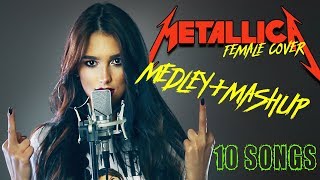 Metallica MedleyMashup by SershenampZaritskaya Enter Sandman Sad But True Fuel etc [upl. by Faustena]