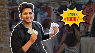 ₹1000 Shopping Challenge At Colaba Market  Pramod Rawat [upl. by Bolt109]