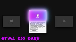 AMAZING CARD USING HTML CSS DO YOU KNOW THIS DESIGNpinkweb0 html css [upl. by Ramahs]