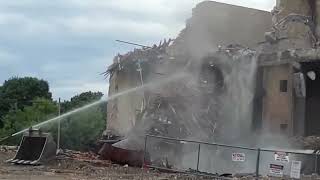 HD Racine Wisconsin  Historic The REA L School Walden III School Being Demolished  Spring 2021 [upl. by Davina326]