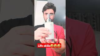 Learn this skill for a better life🤣🤣fun comedy mreqsan funny funnyvideo shorts shortvideo 👍🤣 [upl. by Dnomasor]