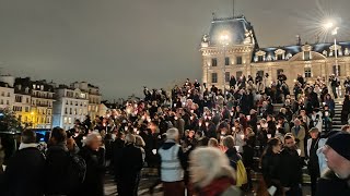 Notre Dame retrouve sa cathédrale Procession et veillée de prière [upl. by Nehgaem]