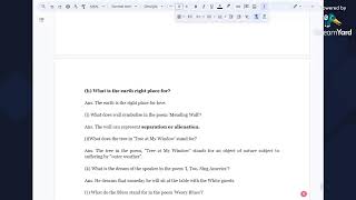 American Poetry Honors 4th Year Brief SolutionsPrevious Year201321 Part2 [upl. by Bess291]