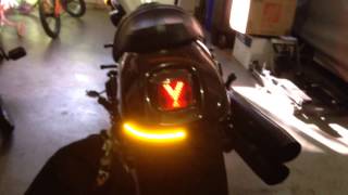 Harley Davidson vrod rear led tail light and turn signals [upl. by Nai]