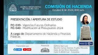 ASAMBLEA DEPARTAMENTAL SESIÓN DE COMISIONES 8 DE OCTUBRE DEL 2024 [upl. by Ssegrub]