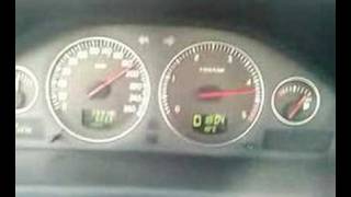 Volvo V70 24d Acceleration 150  200 kmh [upl. by Nrubua]