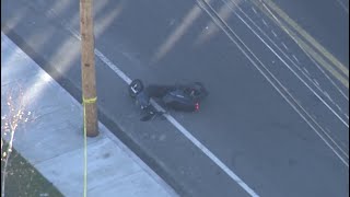 One person dead following fatal moped crash in Chelsea Massachusetts [upl. by Goodill]