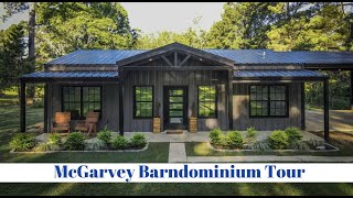 Barndominium Tour  1200 sq ft  2 Bedroom  2 bath Barndominium [upl. by Witty188]