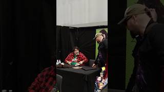 Mick Foley WWE and Happy Sons of Anarchy interacting with fans wwe [upl. by Hillman]