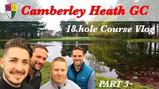 Camberley Heath Golf Club vlog part 5 [upl. by Araiek808]