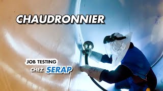 Je teste le métier de chaudronnier en immersion chez Serap qui recrute en Mayenne [upl. by Leontine]