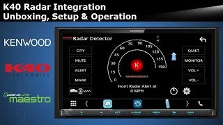 KENWOOD – K40 – IDATALINK Radar Integration Unboxing How to Setup amp Operation – World’s First [upl. by Loredana]