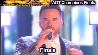 Brian Justin Crum sings Never Enough  Americas Got Talent Champions Finals AGT [upl. by Asserac788]