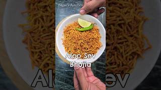 Crunchy Aloo Sev Bhujia Recipe Shorts [upl. by Naujtna]