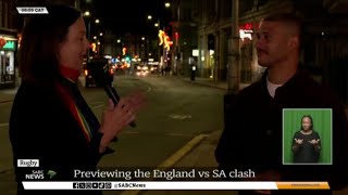 RUGBY  Previewing England vs SA clash at Twickenham London [upl. by Joacimah]