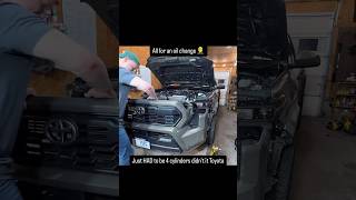 4th Gen Tacoma Oil Change 😱 [upl. by Stimson]